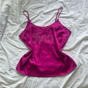 Vintage Juicy Couture Satin Pink Cami